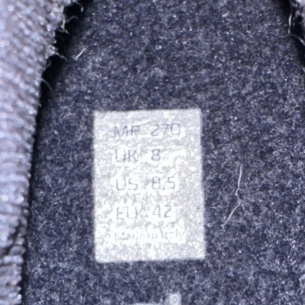 UYN Light Gray Extrafine Merino Wool Knit Athletic Sneakers from Italy - Picture 3 of 5